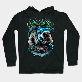 Jiu Jitsu Shark, The ground is my Ocean Hoodie